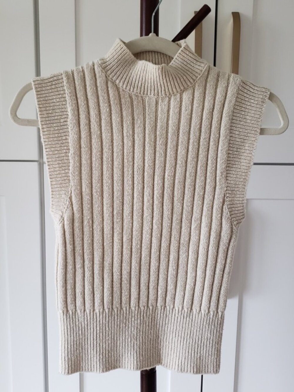 Mango Women's Perkins Collar Knitted Sweater Vest